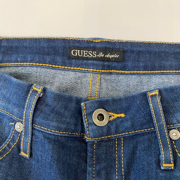 NWOT Guess Los Angeles Women's Dark Blue Jeans, Size 28 - Picture 7 of 12